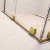 Radaway Furo Brushed Gold kabina Walk-in 120x200cm prawa szczotkowane złoto 10106638-99-01R/10110594-01-01